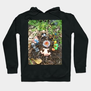 Ewok alien camping friends Hoodie